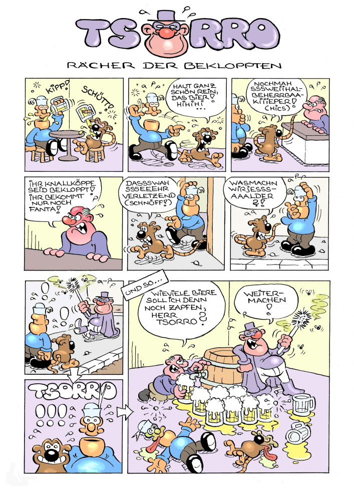 Comic: Tsorro- Rächer der Bekloppten 1
