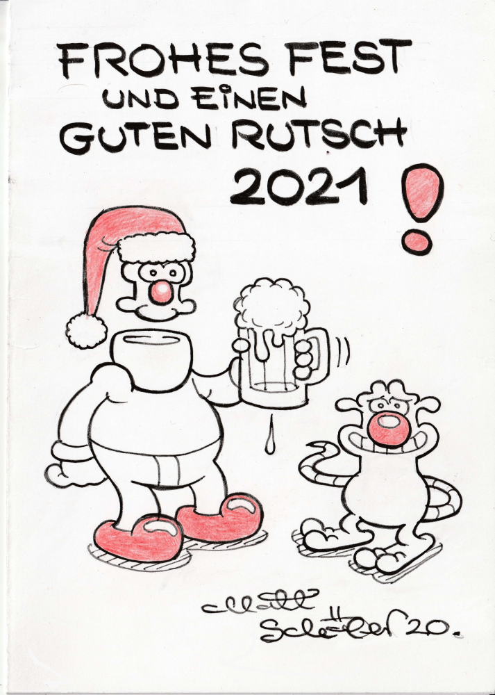 Illustration: Weihnachts-und Neujahrsgrüße 1