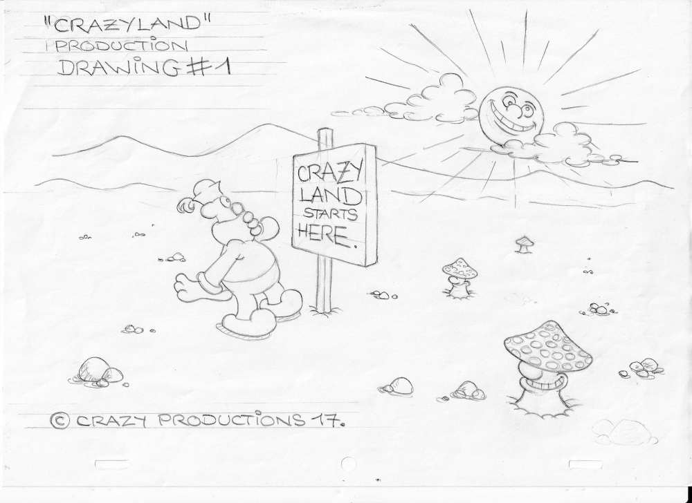 Concept Art / Character Design: Captn In Crazyland 1