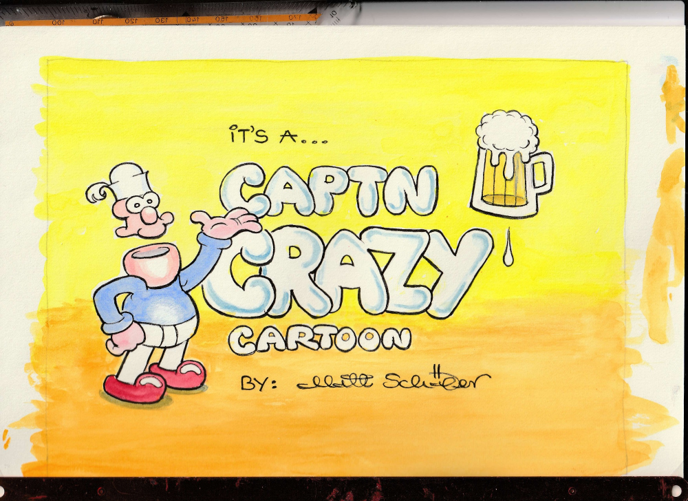 Illustration Captn Crazy Cartoon Toonsup