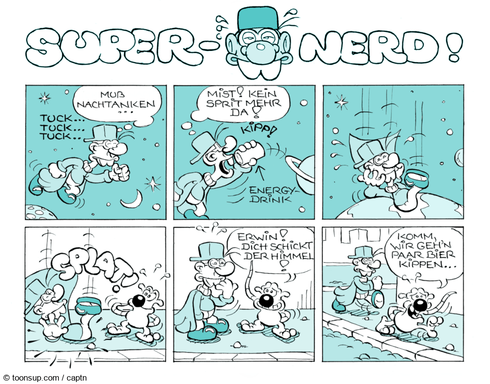 Comic: Super-Nerd rettet den Tag 1