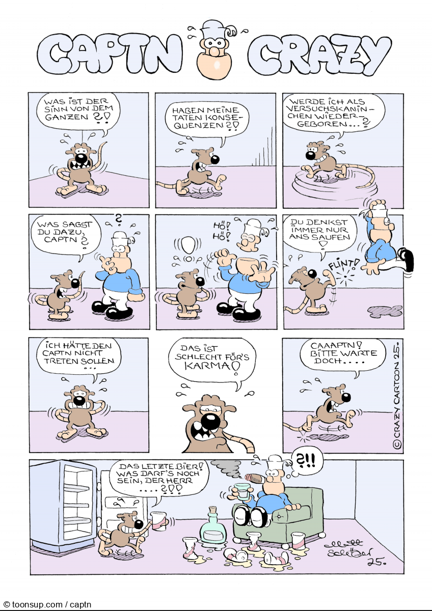 Comic: Schlechtes Karma/ überarbeitete Version Text 1