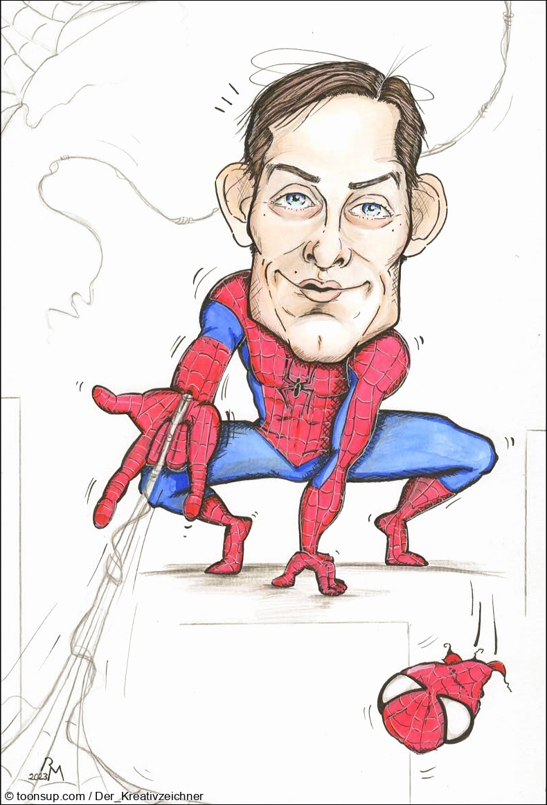 Karrikatur: Karikatur: Spider-Man/Tobey Maguire 1