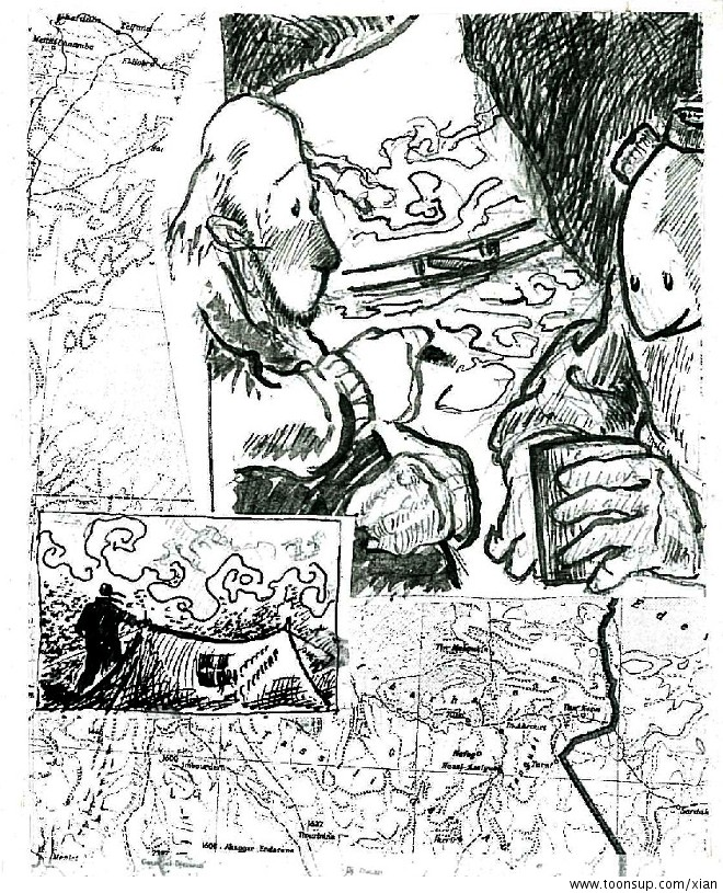 Illustration: Round'a'World - Sahara 1