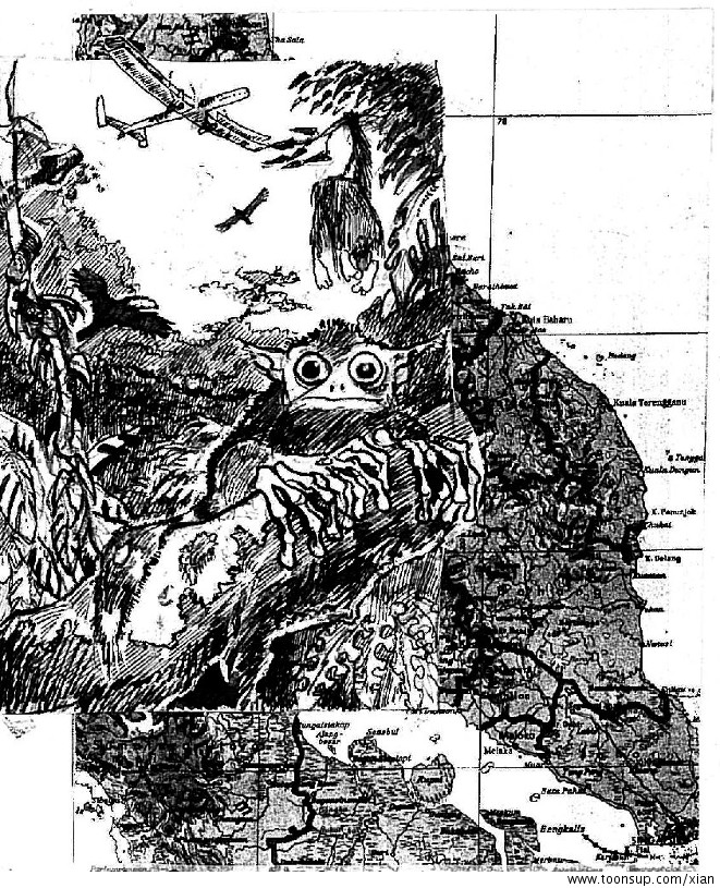Illustration: Round'a'World - Borneo 1