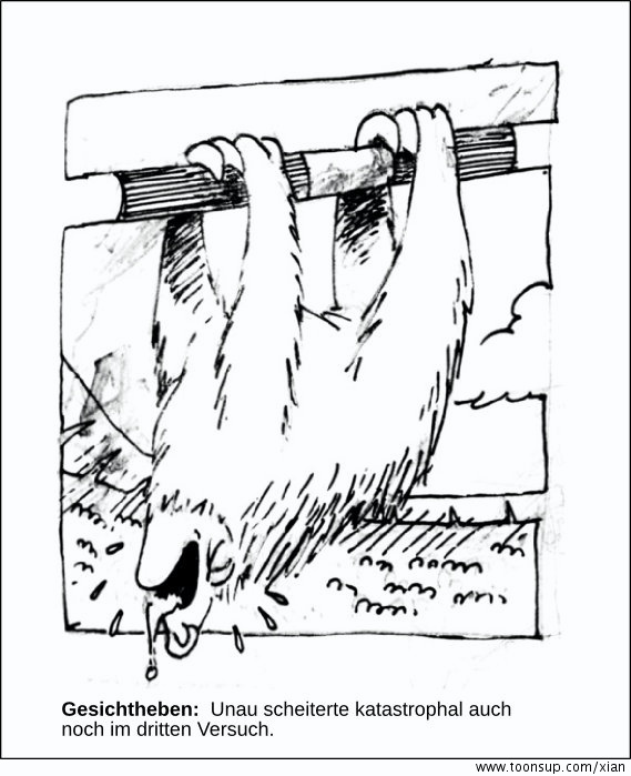 Cartoon: Unaus große Schlappe 1