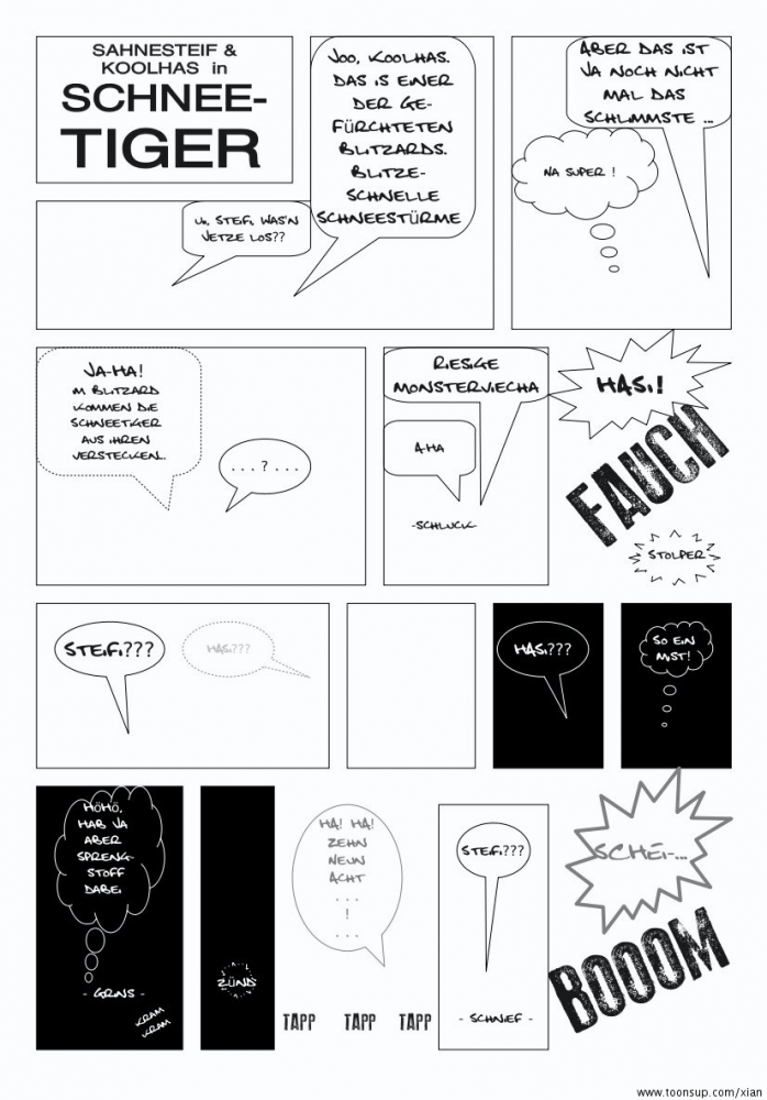 Comic: Schneetiger 1