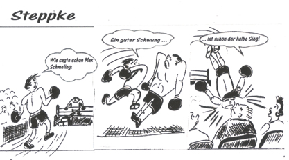 Comic: Steppke als Boxer 1