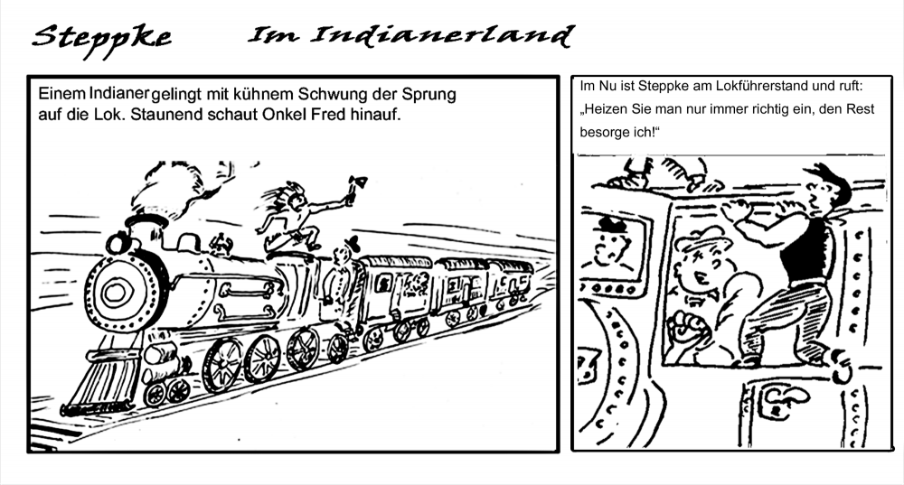 Comic: Steppke Im Indianerland Folge 2 1