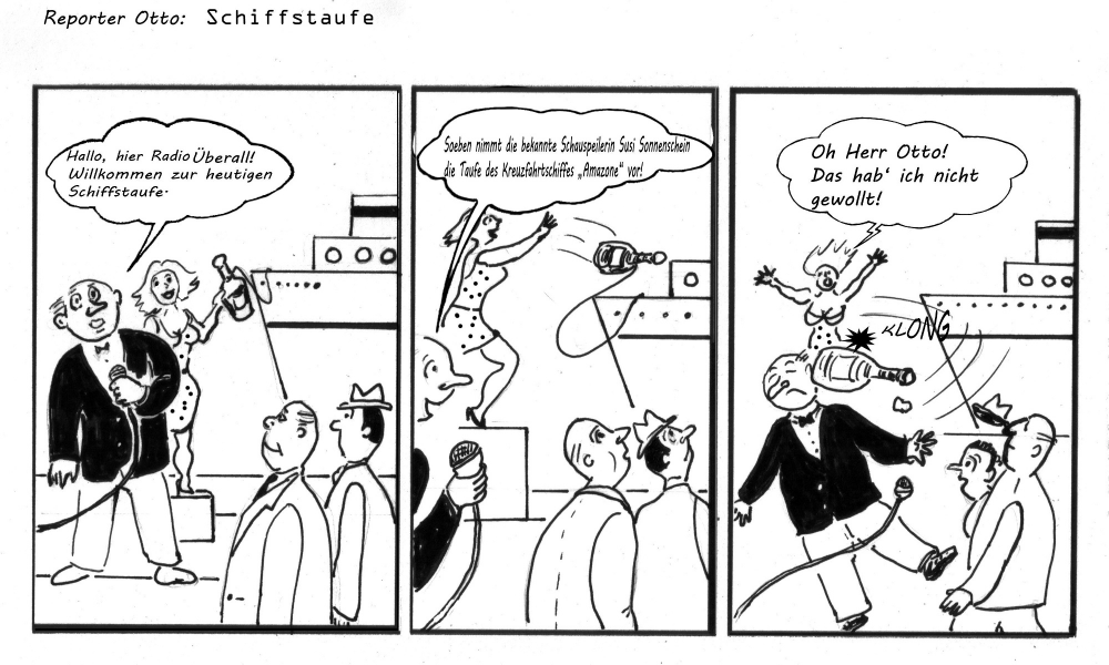 Comic: Schiffstaufe - dumm gelaufen 1