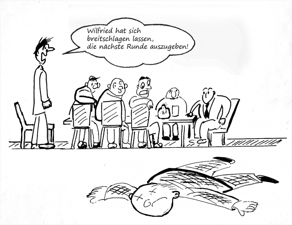 Cartoon: Der Stammtisch 1