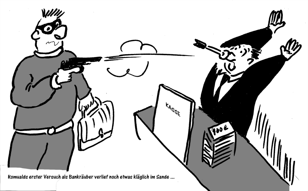 Cartoon: Versuch macht klug 1