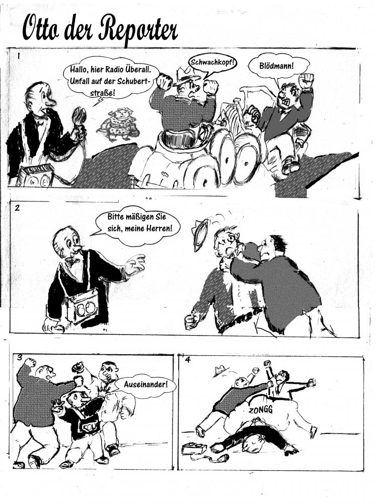 Comic: Reporter Otto - Autounfall 1