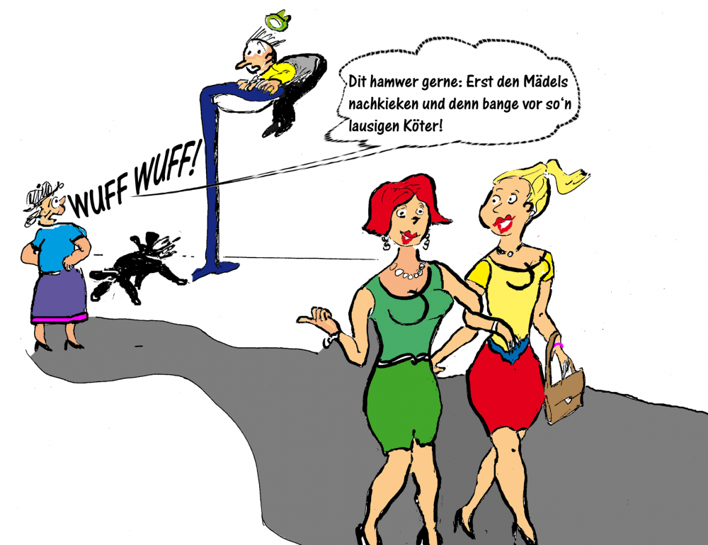 Cartoon: Er wollt' ja nur mal schaun 1