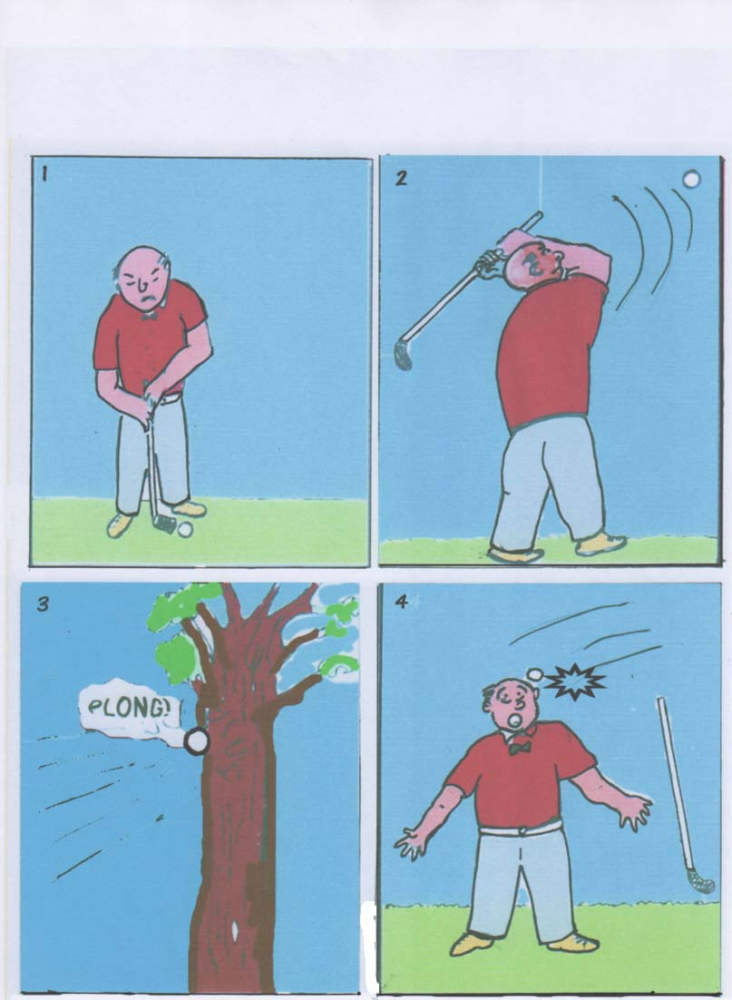 Comic: Reporter Otto - Golf 1