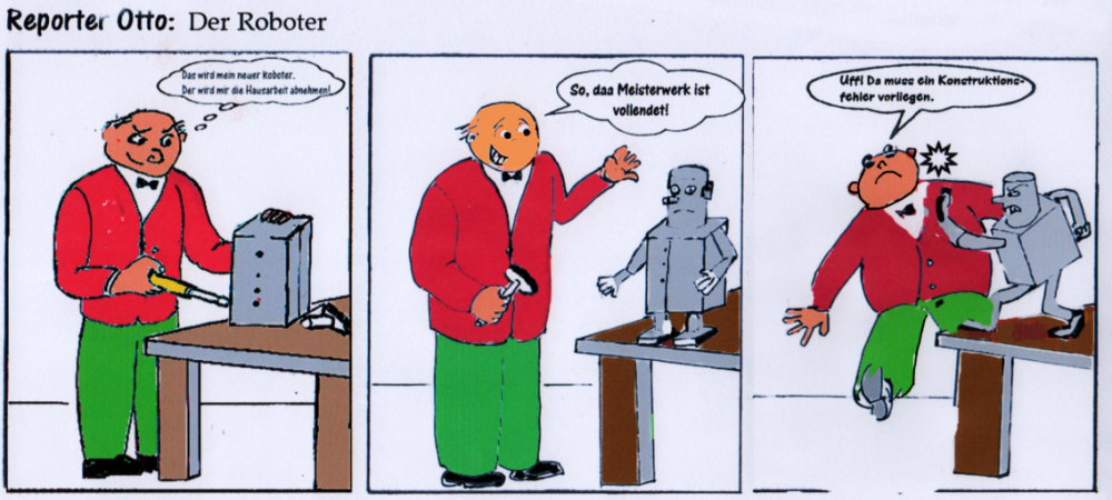 Comic: Reporter Otto Der Roboter 1