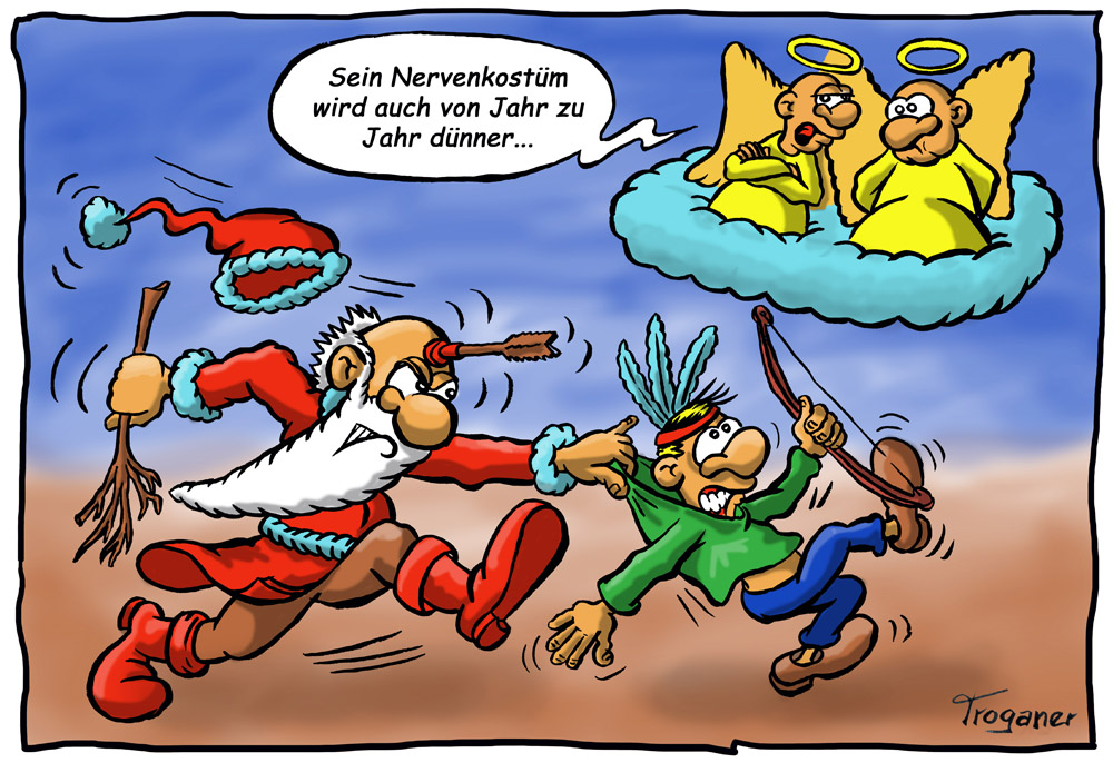 Cartoon: Stille Nacht, nervige Nacht 1