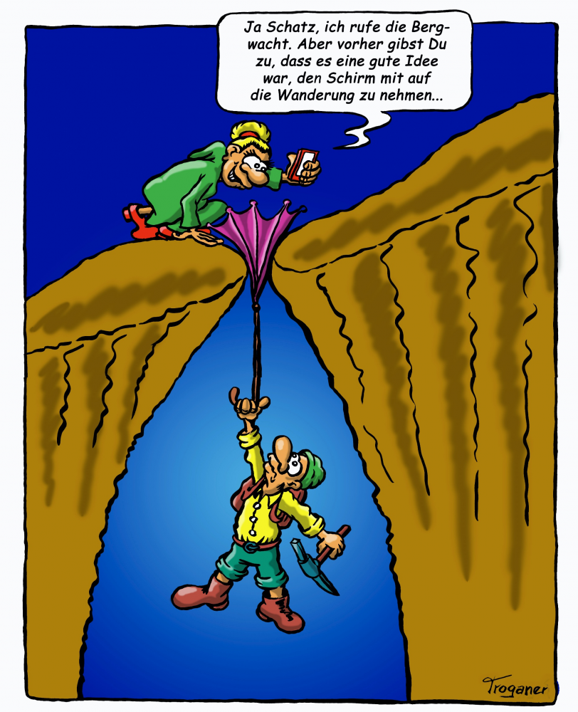 Cartoon: Wanderlust 1