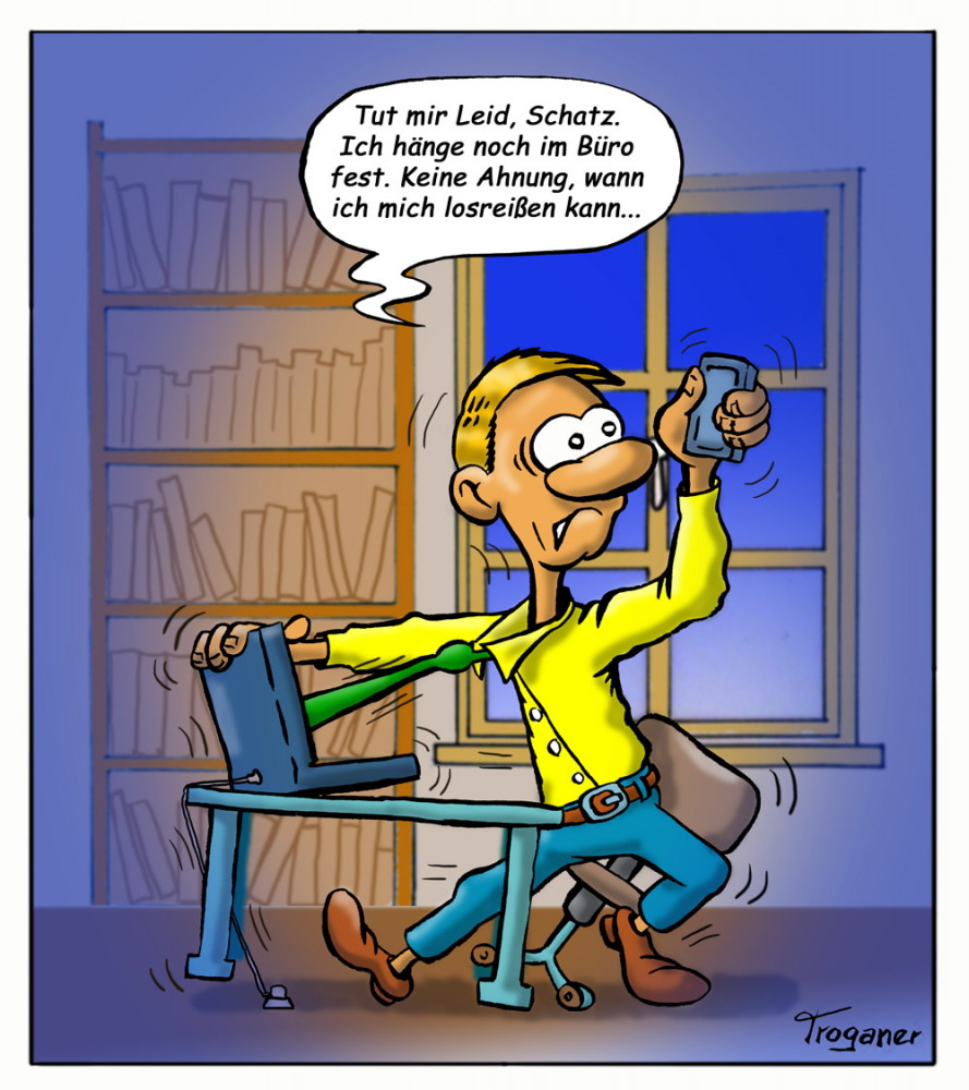 Cartoon: Es könnte später werden... 1