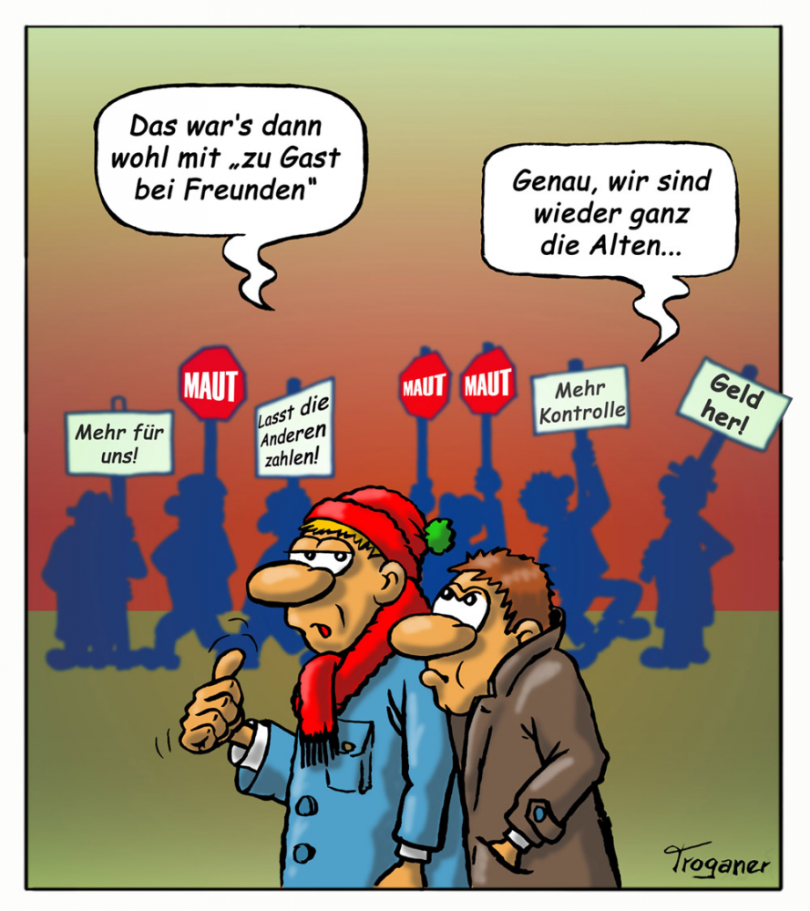 Cartoon: Ganz die Alten 1