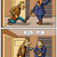 Freundlicher Empfang