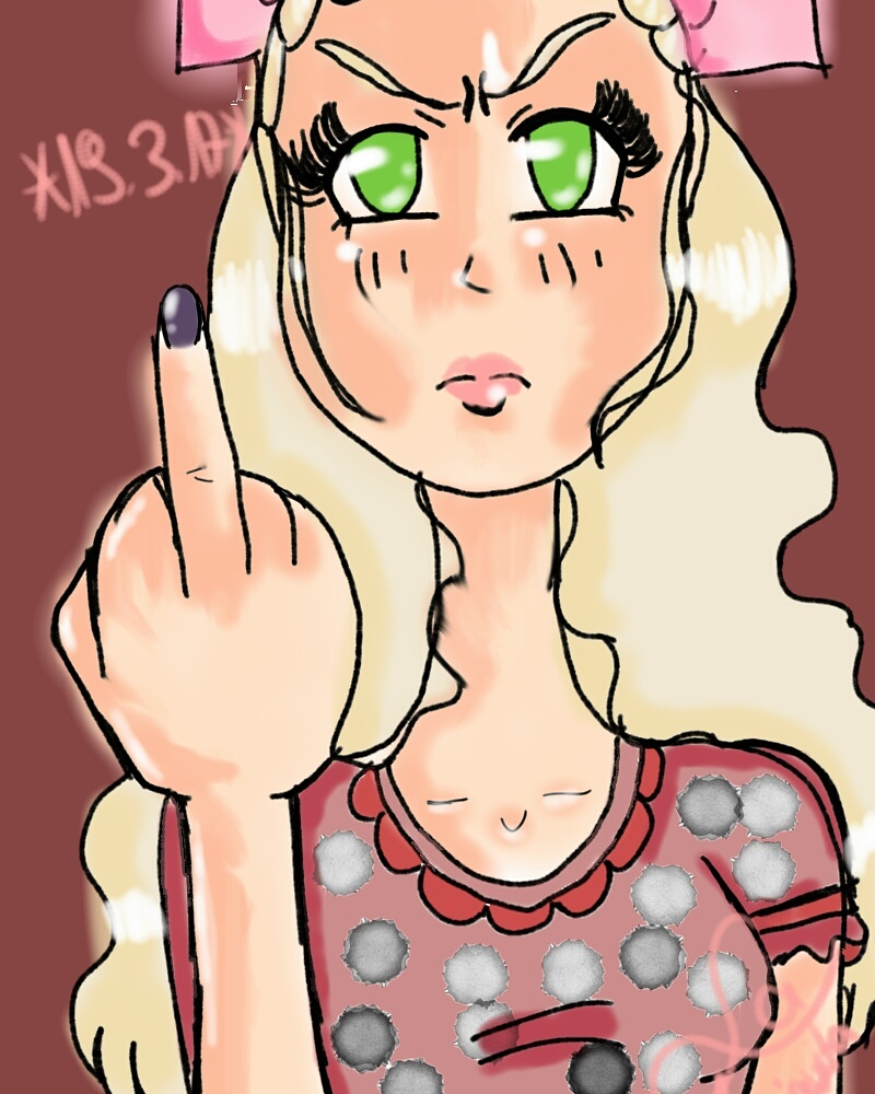 Illustration: Bad girl 1