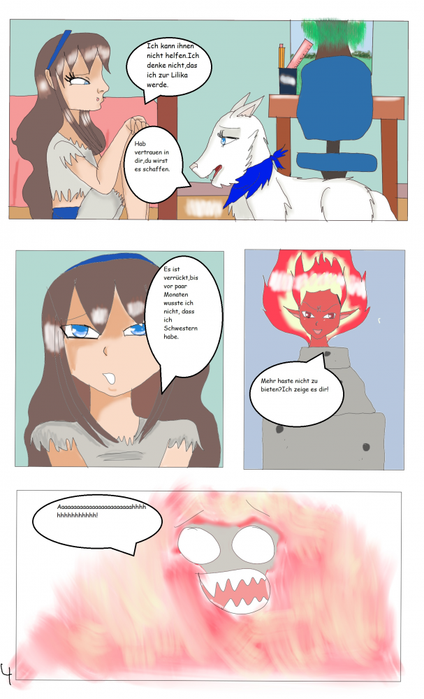Comic: Die Elementengirls Part 1 Seite 1 - 7 4
