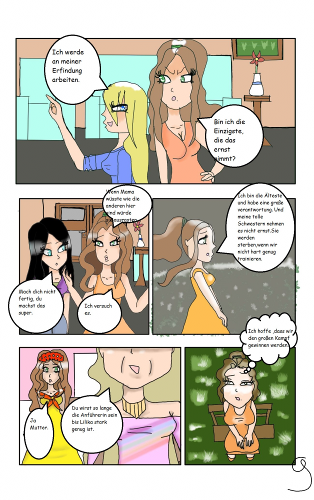 Comic: Die Elementengirls  Part 1 Seite 8- 23 2