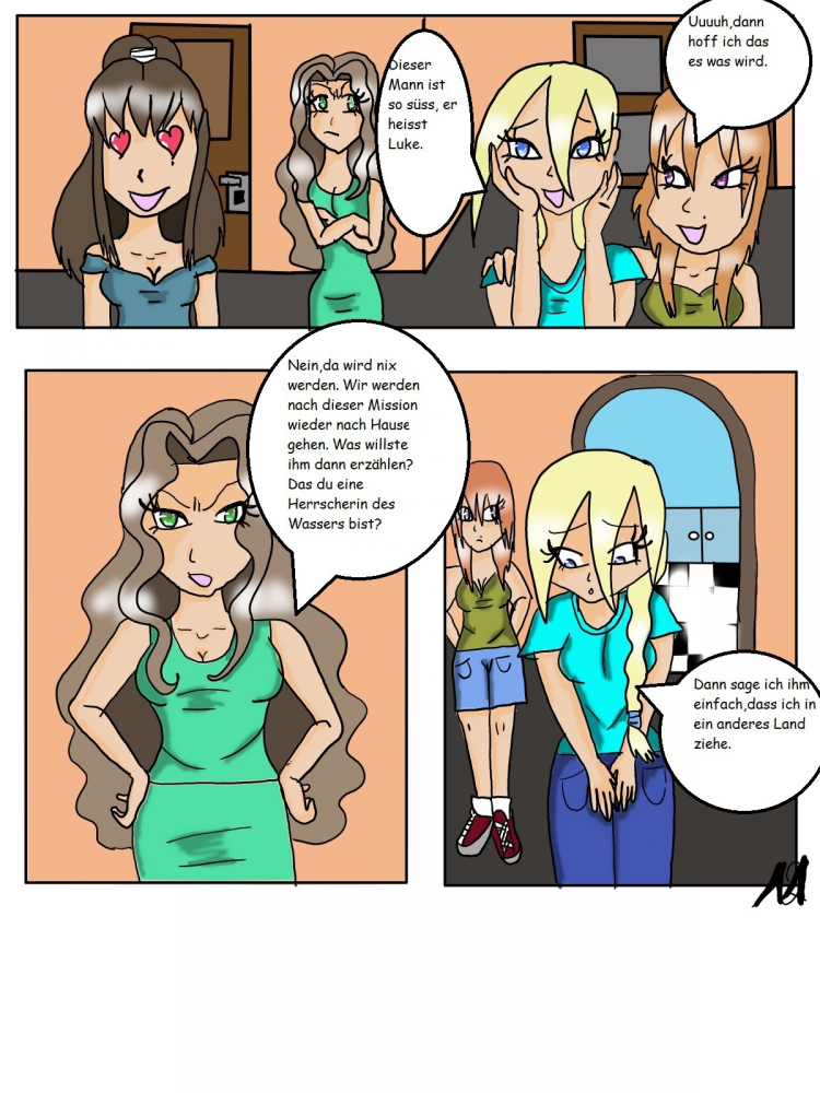 Comic: Die Elementengirls  Part 1 Seite 8- 23 4
