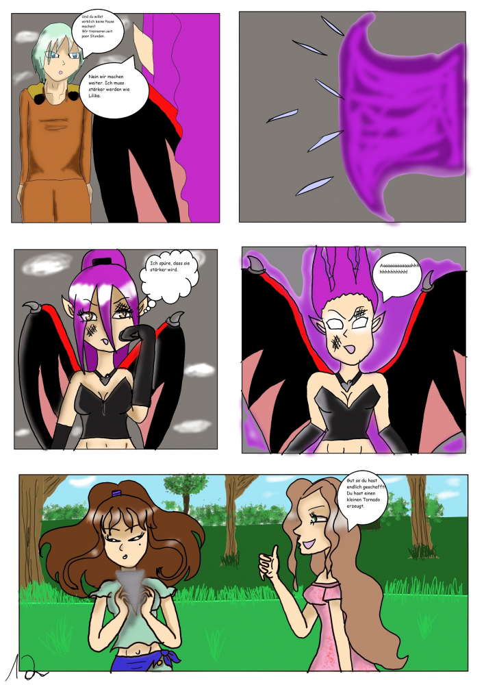 Comic: Die Elementengirls  Part 1 Seite 8- 23 5