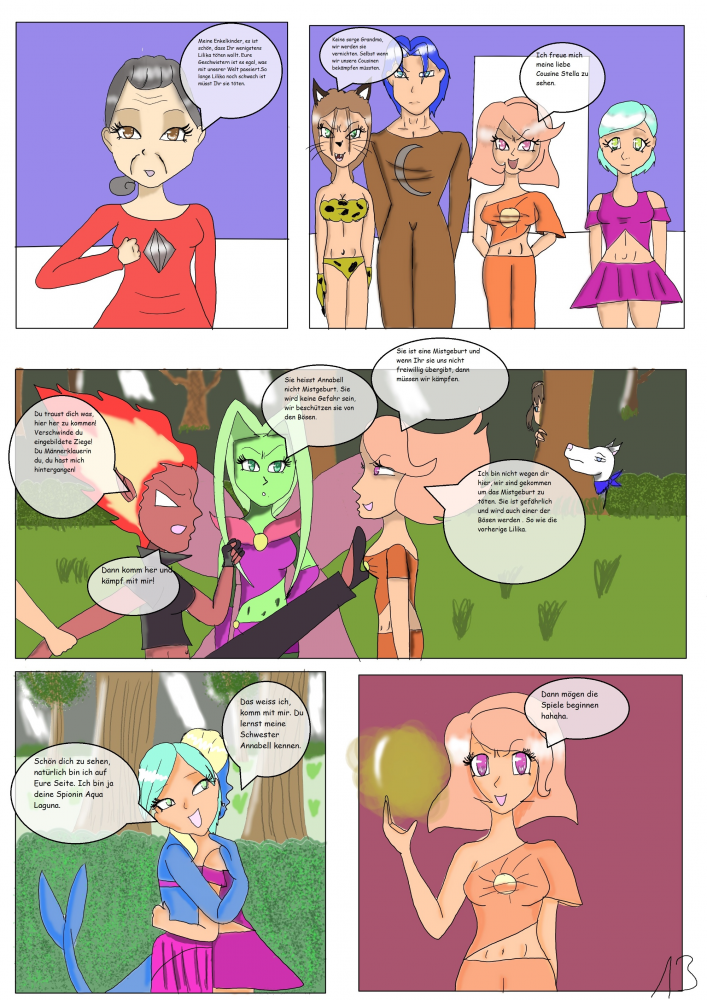 Comic: Die Elementengirls  Part 1 Seite 8- 23 6
