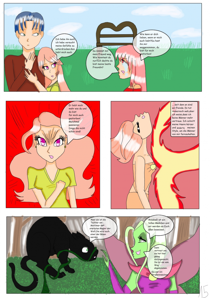 Comic: Die Elementengirls  Part 1 Seite 8- 23 8