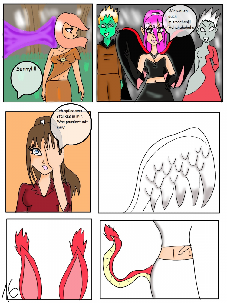 Comic: Die Elementengirls  Part 1 Seite 8- 23 9