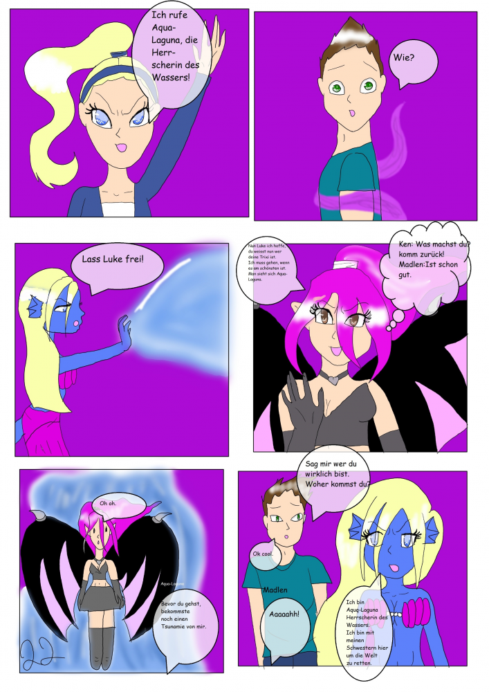Comic: Die Elementengirls  Part 1 Seite 8- 23 15