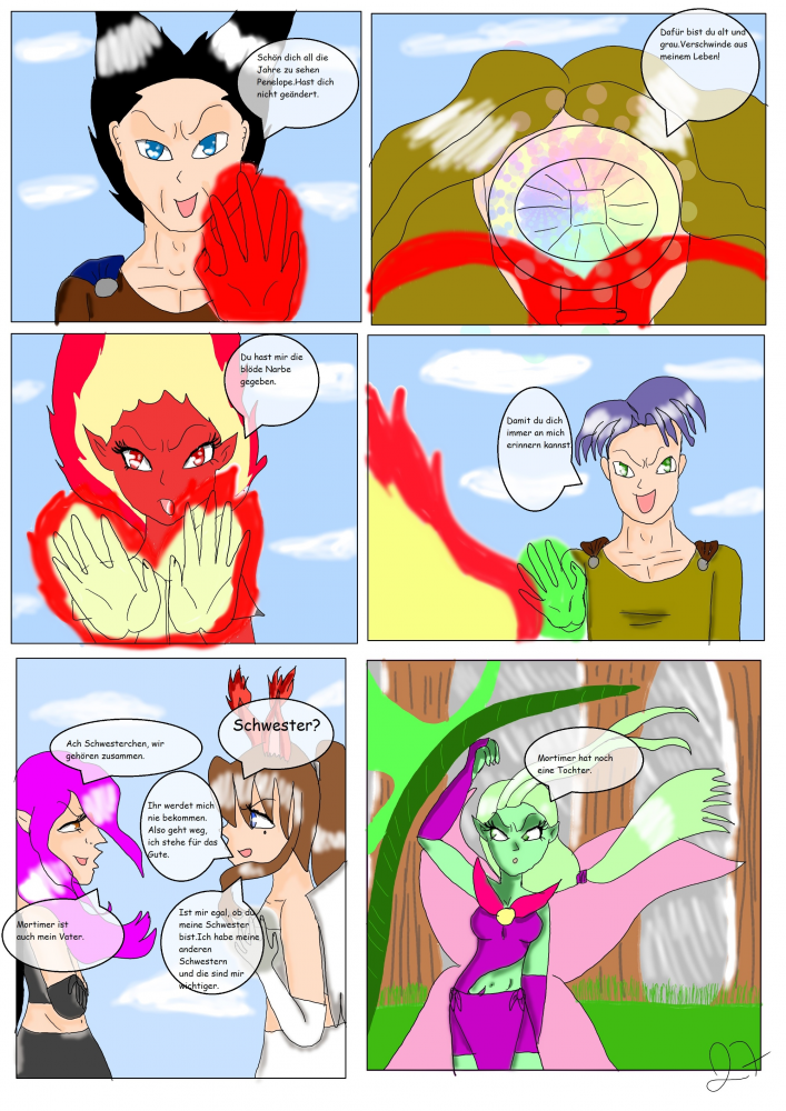Comic: Die Elementengirls Part 1 Seite 24-30 4