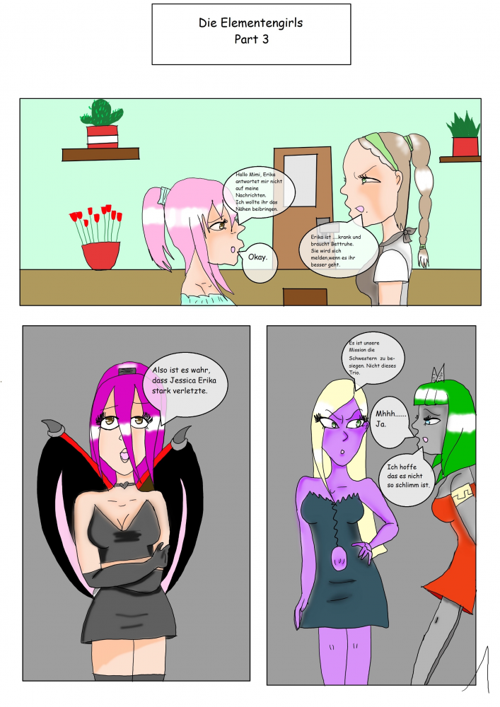 Comic: Die Elementengirls Part 3 2