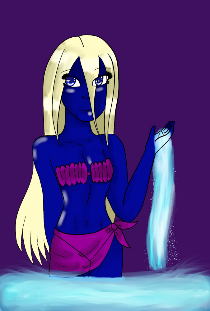 Illustration: Aqual laguna eine Manga Charaktere von mir 1