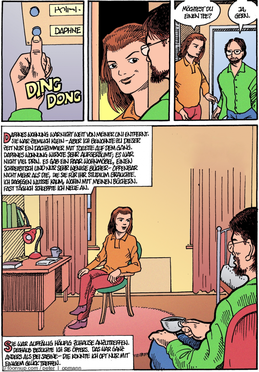 Comic: Noch 'ne Beispielseite aus "Daphne erstarrt" 1