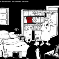 Computerspiel im Killerzimmer
