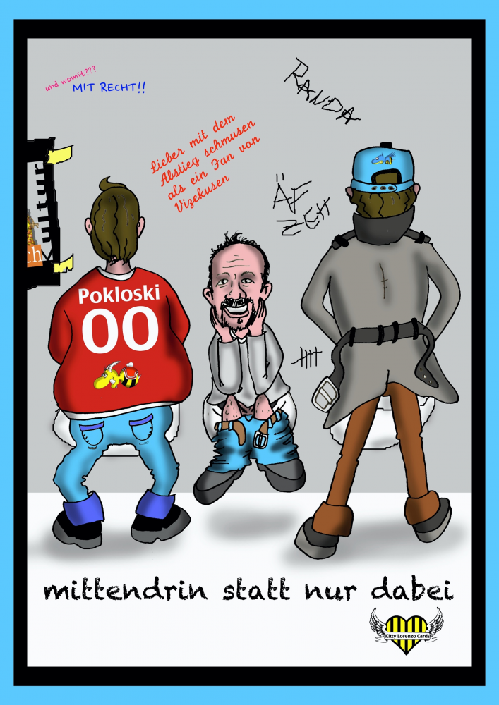 Cartoon: mittendrin 1