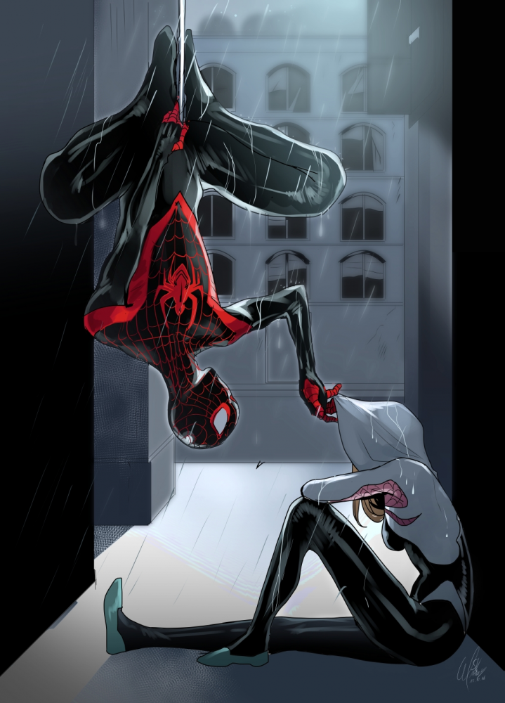 Illustration: Crossing Spiders 1