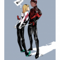 Holding Hands - Miles and Gwen