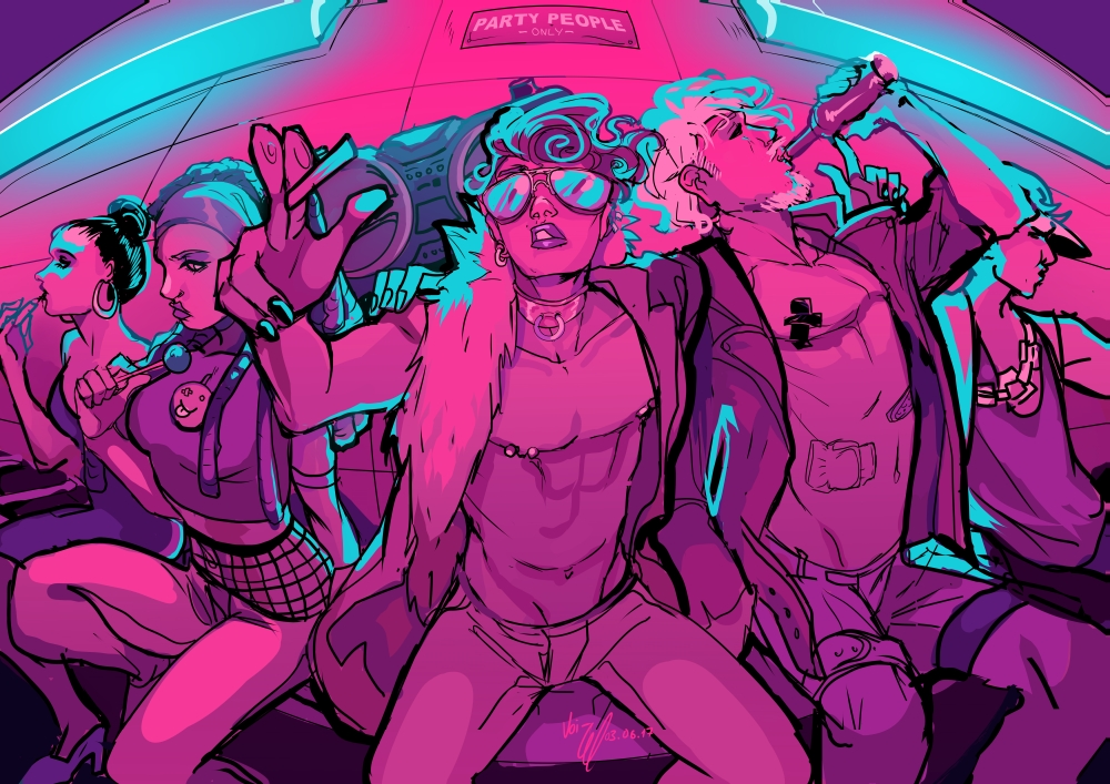 Illustration: Party People Only 1