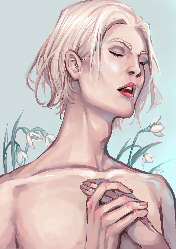 Illustration: Snowdrop Blossom 1