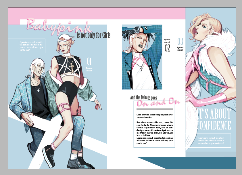 Illustration: Fashion Magazin 1