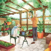 Garden - June Calendar Illustration