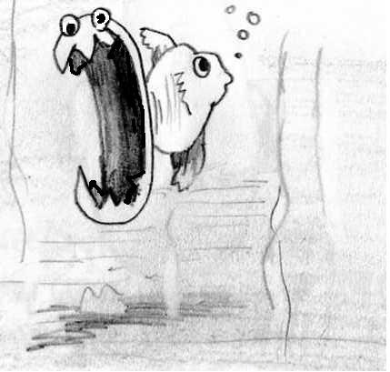 Cartoon: Der Uuuuaaarg Fisch 1