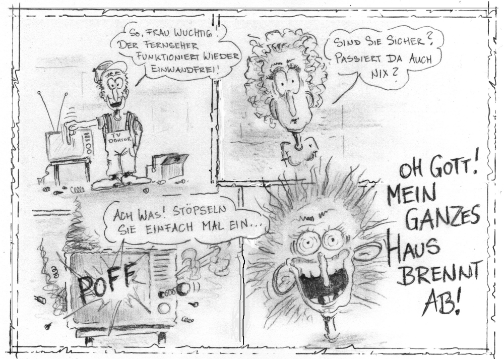 Comic: Der Fernsehmechaniker 1