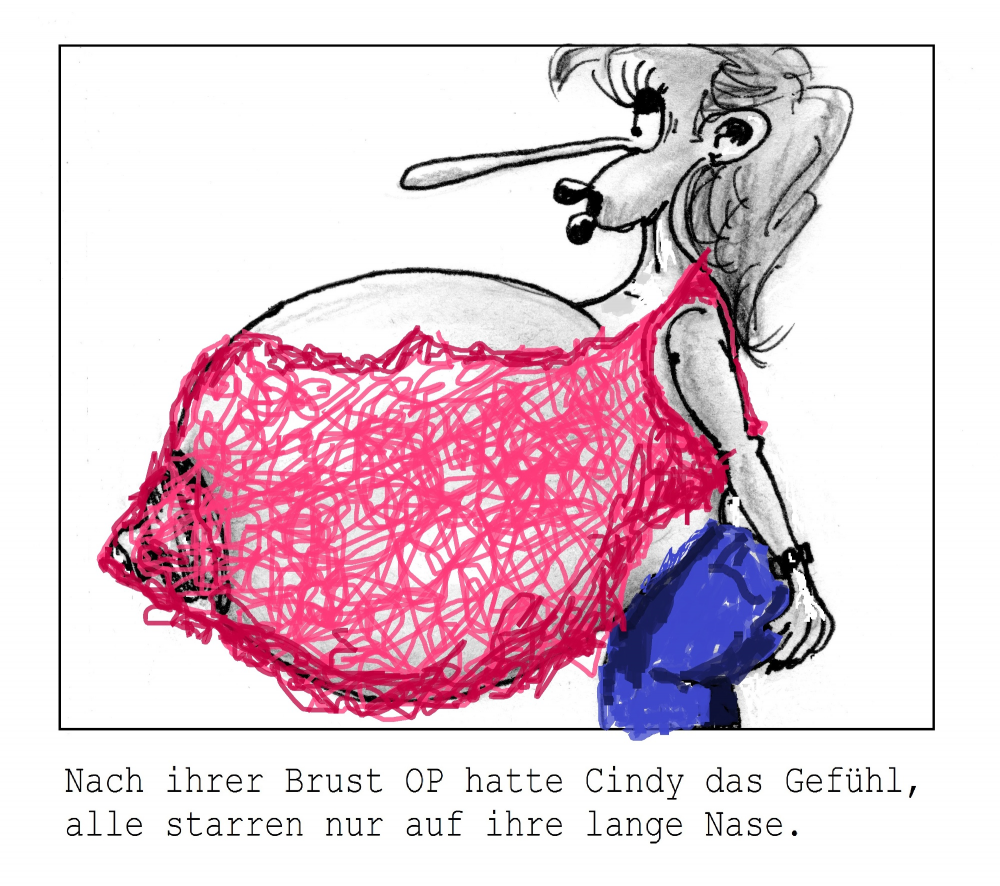 Cartoon: Brust OP 1