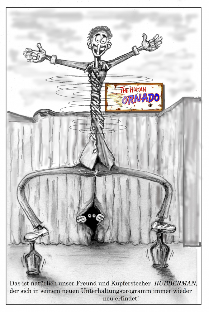 Cartoon: Neues von Rubberman 1